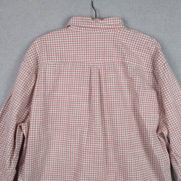 Johnnie O Hangin Out Long Sleeve Men's XXL Red & White Button Down JMWL3200 - Picture 6 of 16